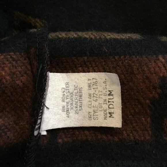 Mixed Blues Women's Western Style Short Collared Wool Blend Blazer Size Medium - Picture 13 of 13